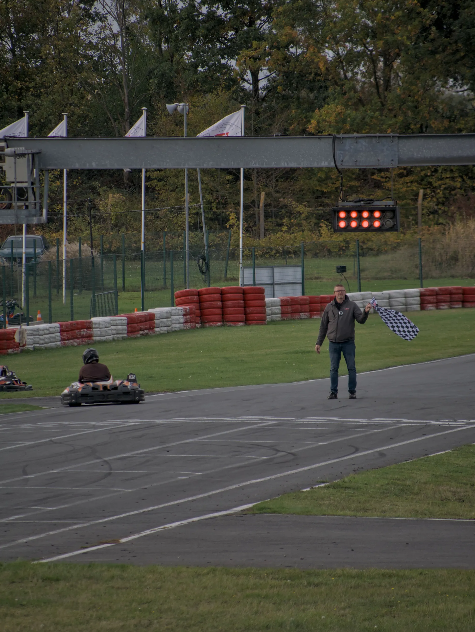 Session d'essais libres en karting